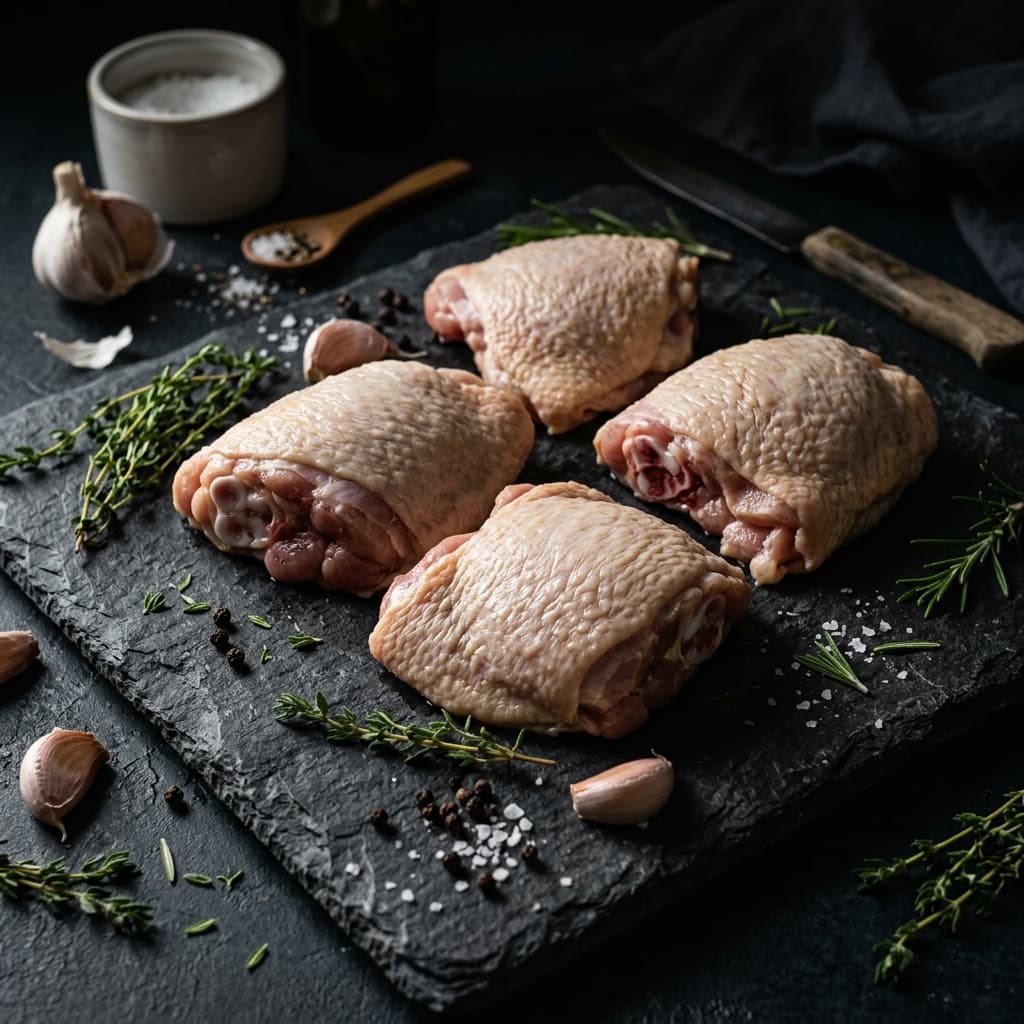 Chicken Thigh (Bone-in) — premium product from Arz Qammar