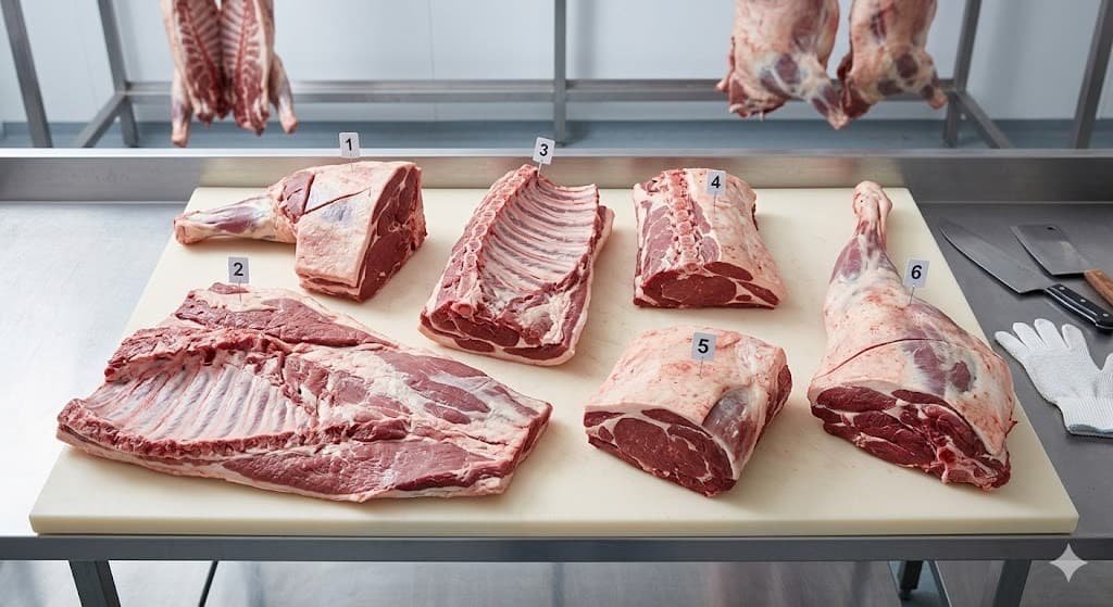 Mutton Carcass 6 Way Cut — premium product from Arz Qammar