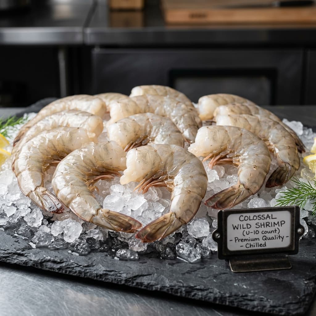 Shrimps U 10 — premium product from Arz Qammar