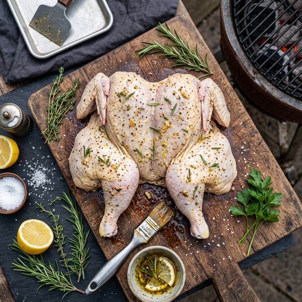 Spatchcock Chicken — premium product from Arz Qammar